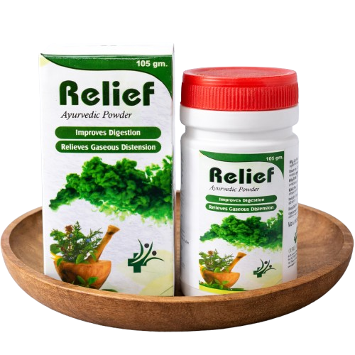 ayurvedic relief on wooden plate removebg preview