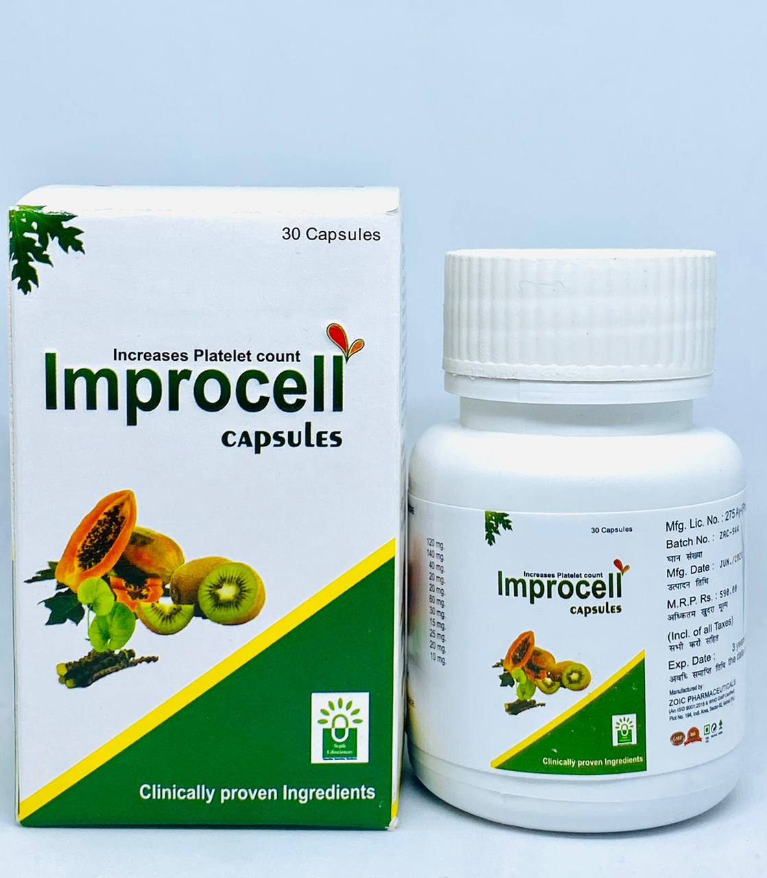 IMPROCELL ( INCREASES IMMUNITY & PLATELETS )