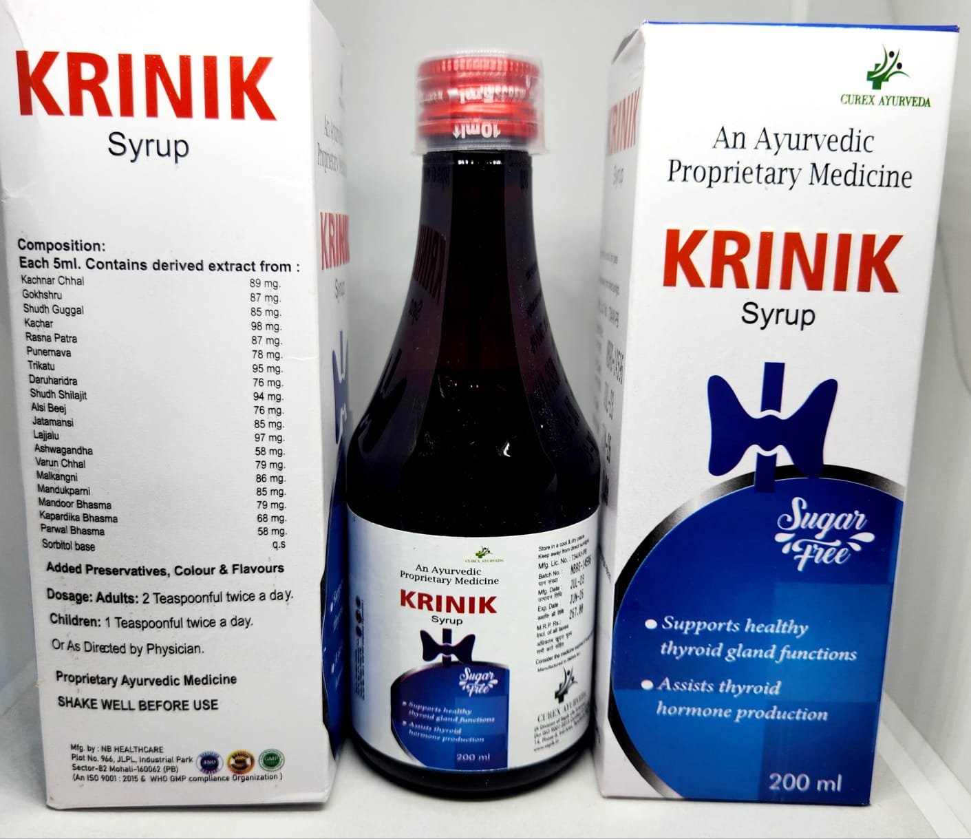 Home KRINIK Syrup (Ayurvedic Thyroid Support)