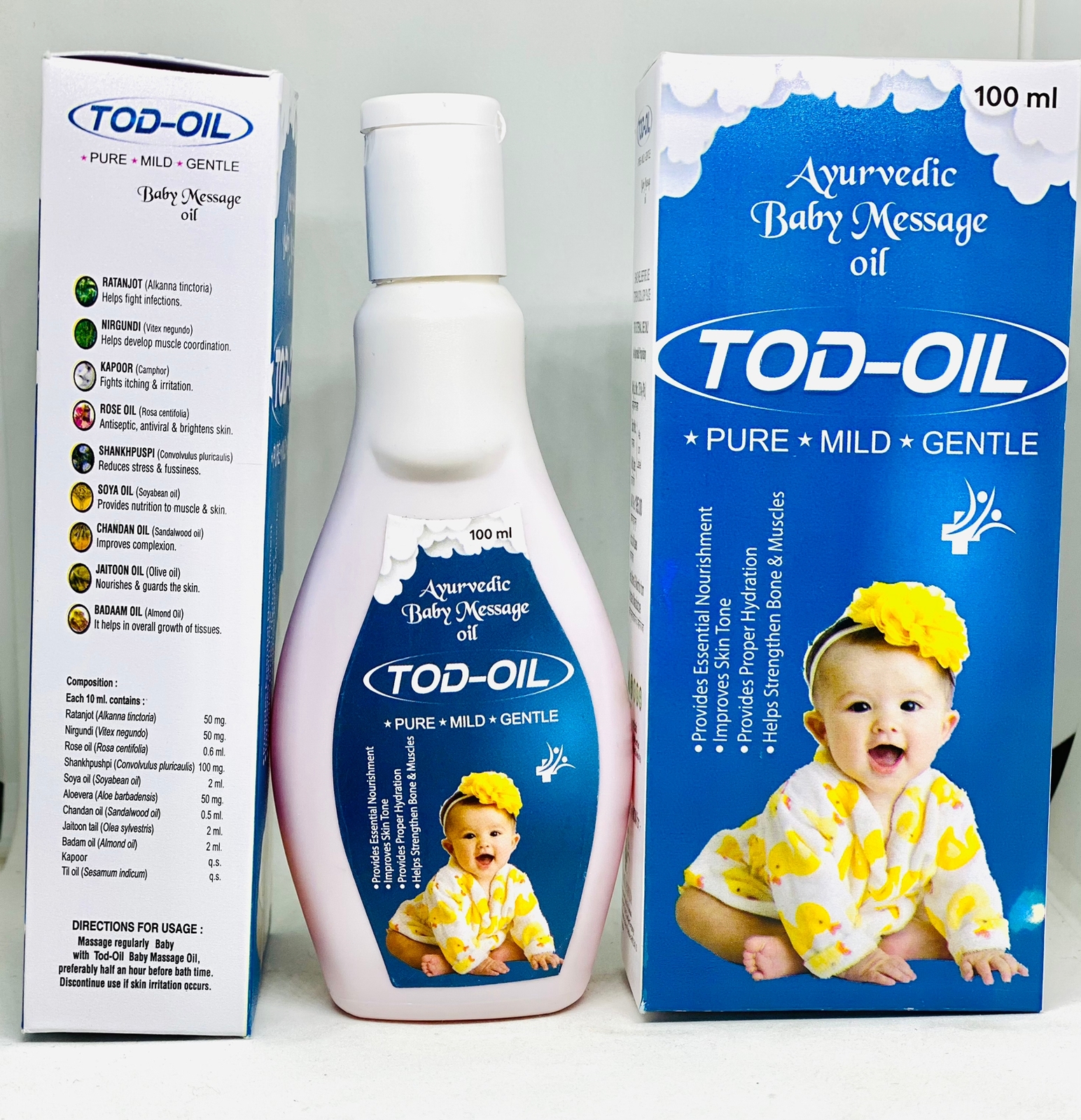 TOD-OIL (BABY MASSAGE OIL )