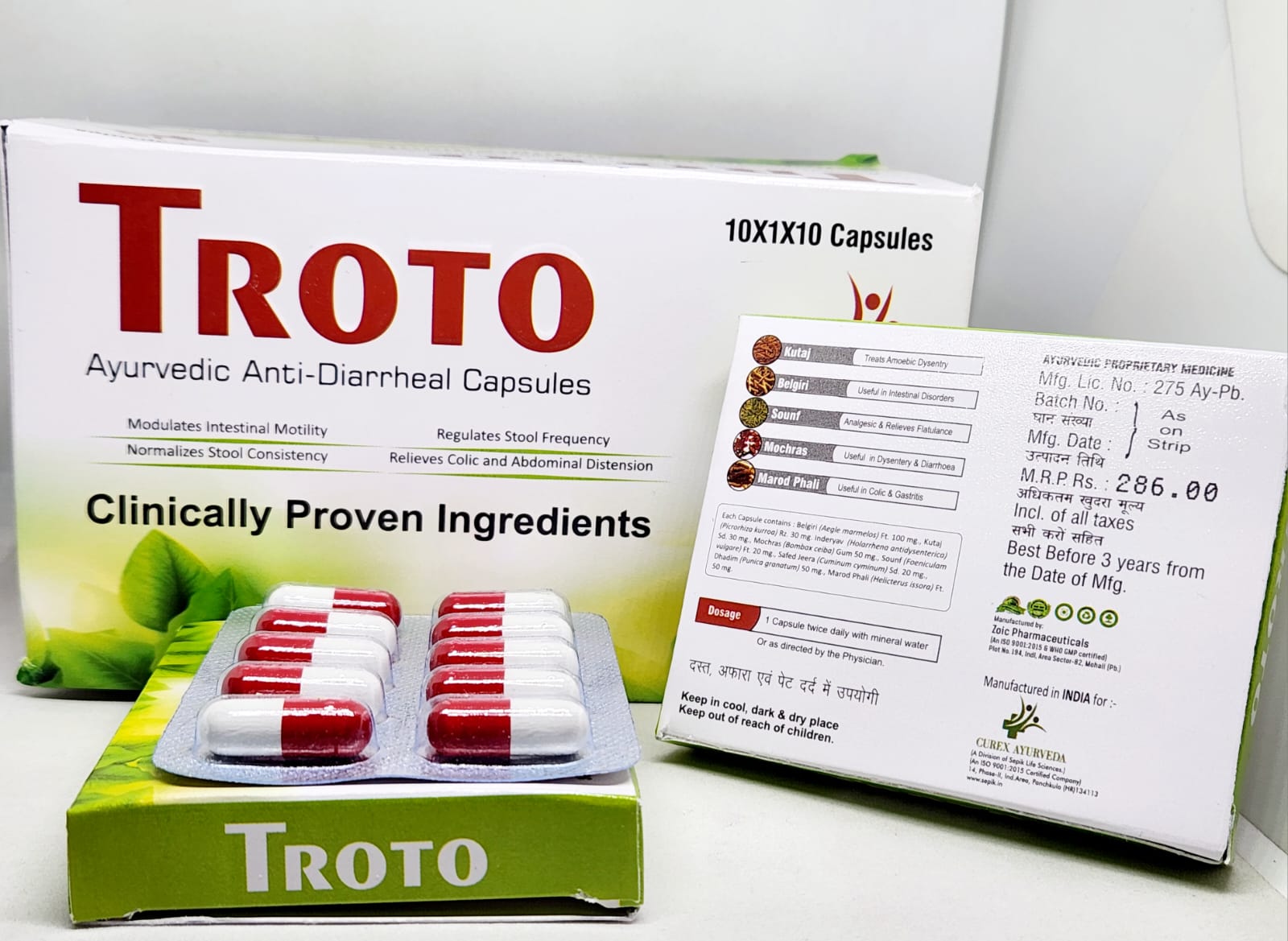 Home TROTO CAPSULES (Anti-Diarrheal Capsules)